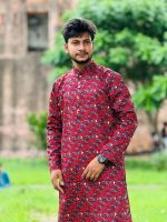 Cotton Print Panjabi - Image 2