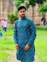 Cotton Print Panjabi - Image 2