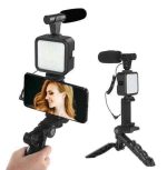 AY-49 Video Making Tripod Kit with Mic - Image 2