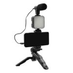 AY-49 Video Making Tripod Kit with Mic - Image 3