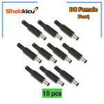 10pcs-DC Male Jack 5.5×2.1mm Barrel Jack
