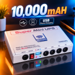 Super Mini UPS 12V/12V/9V/5V USB 10,000mAh capacity