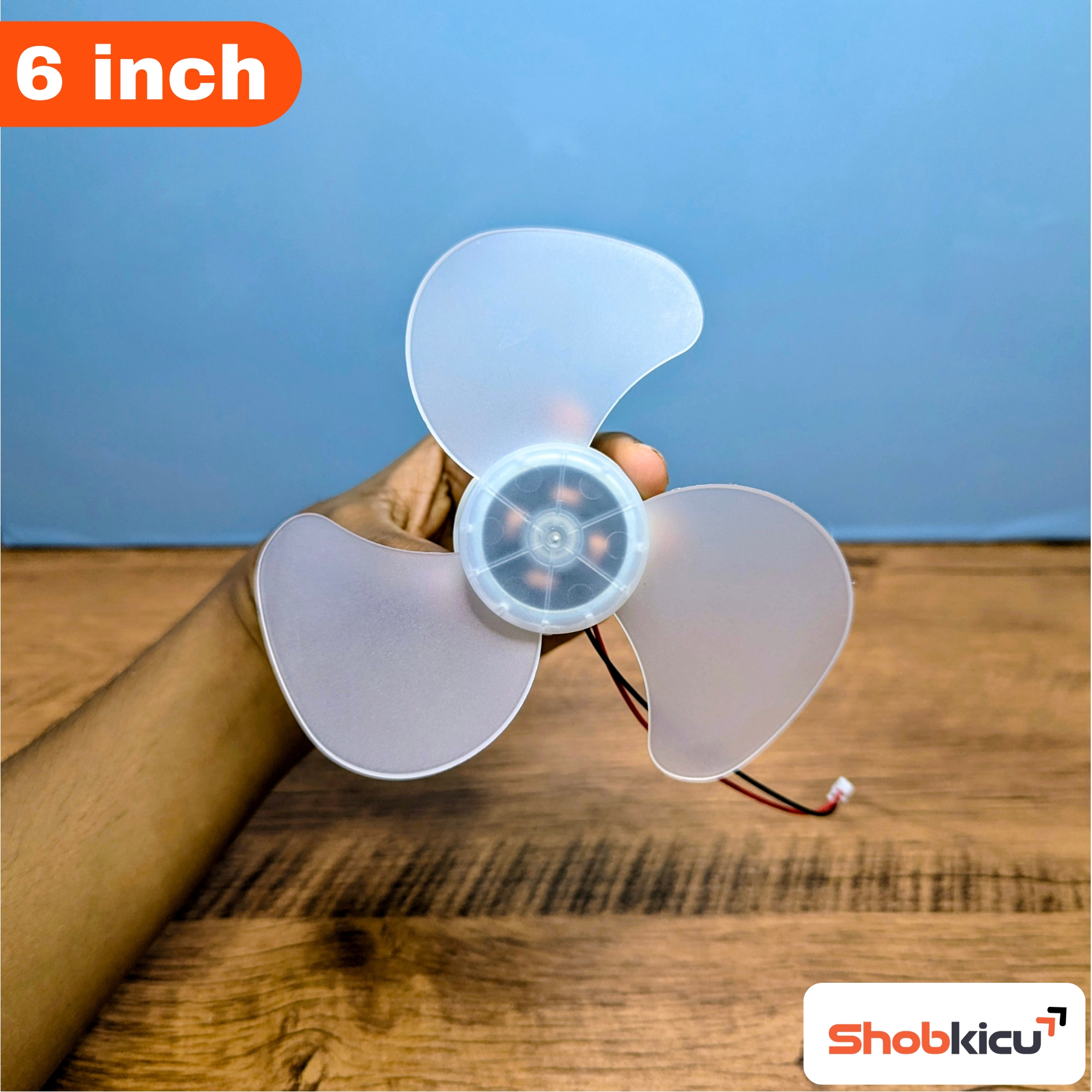 2600mAH_20260704_005641_0000 6 inch BLDC Brushless Fan Motor 9V/12V 5 Blades High Air Volume - Image 1