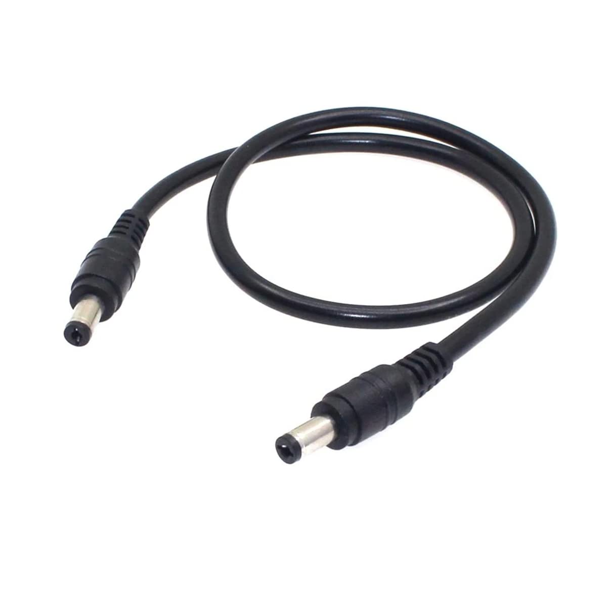 41aQYWtY6yL DC to DC Cable,10A DC 5.5 x 2.1 mm Male to Male Plug Power Adapter Cable for LED, CCTV, Car, Monitors,etc (0.3M) - Image 1