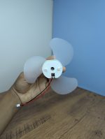 High Speed Transparent BLDC Brushless Fan Motor 12V 4 Blades High Air Flow 4 inch - Image 2