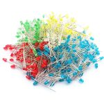 3mm DC LED Lights Colored Lens Diffused Round DC 3V Lighting Bulb Lamps Electronics Components Light Emitting Diode