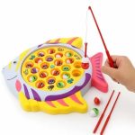 Magnetic Fishing Toy Game with Inflatable Pool for Kids