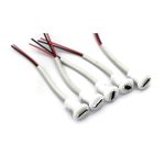 5 Panel Mount Female Micro Usb Cable end open type Pack