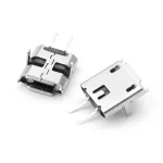 Micro USB Type-B 2 Pin Female Socket