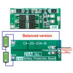 2S 20A BMS Charger 18650 Lithium Li-ion Battery Balance Protection Board - Image 2