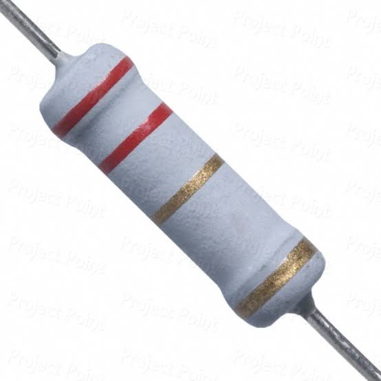 IMG_39c52945-bd55-44d0-b2b7-88c616220dfb 2.2 Ohm 2W Flameproof Metal Oxide Resistor - High Quality - Image 1
